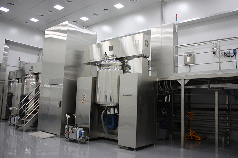 CUSKIN CGMP manufacturing equipment for skincare production